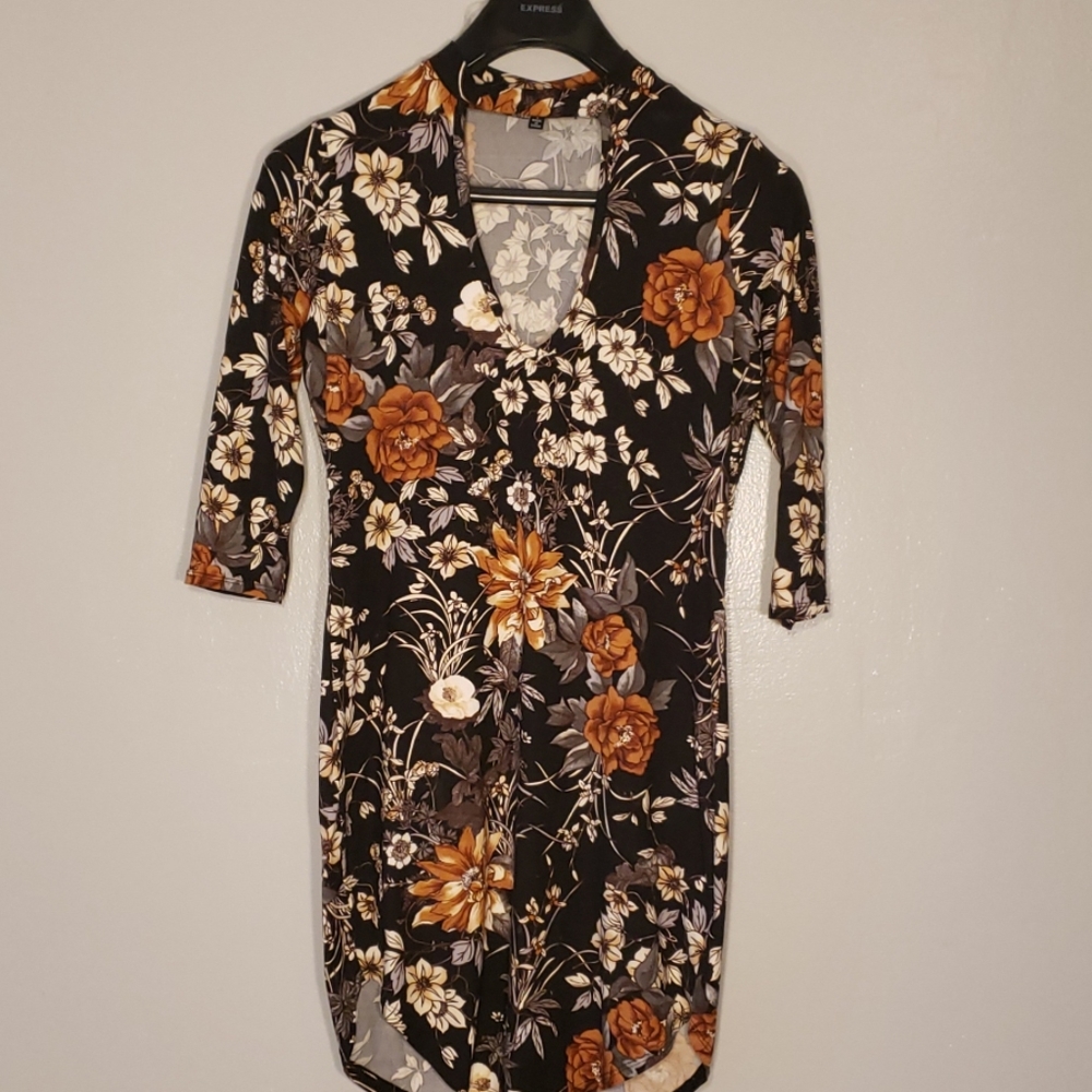Floral Midlength Maxi Dress